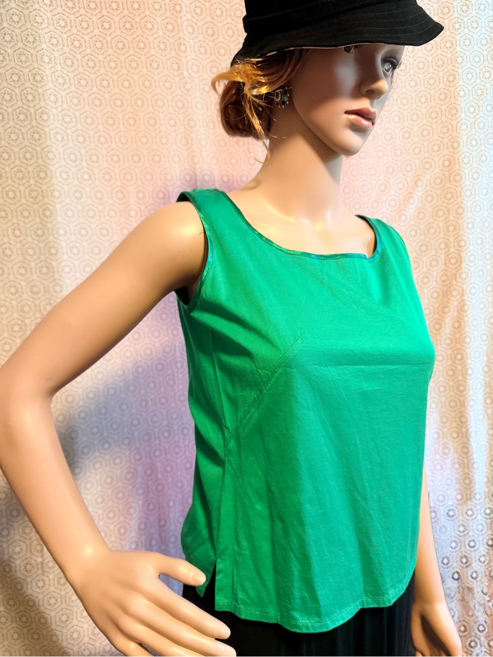 Christian Dior Green Sleeveless Tank Top